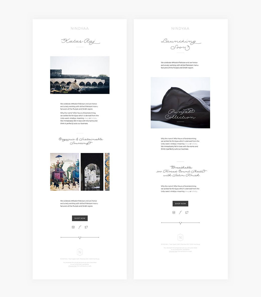 NINDYAA · Newsletter