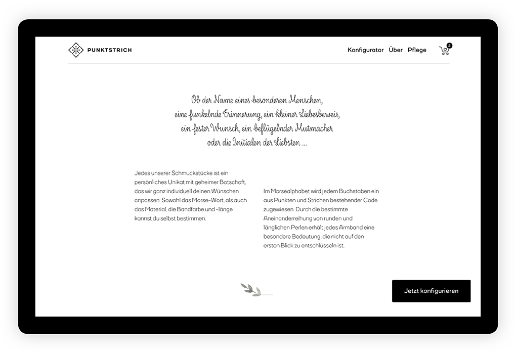 PUNKTSTRICH · Website